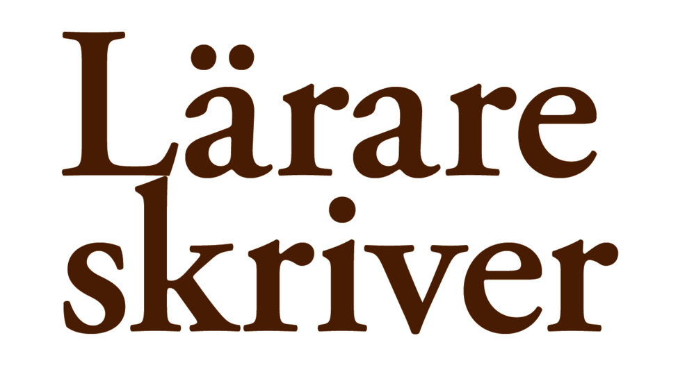 Text: Lärare skriver