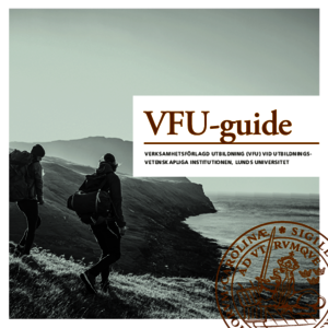 VFU-guide. Omslag med två vandrare. 