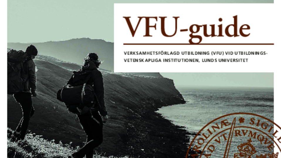VFU-guide med två vandrare på omslaget.