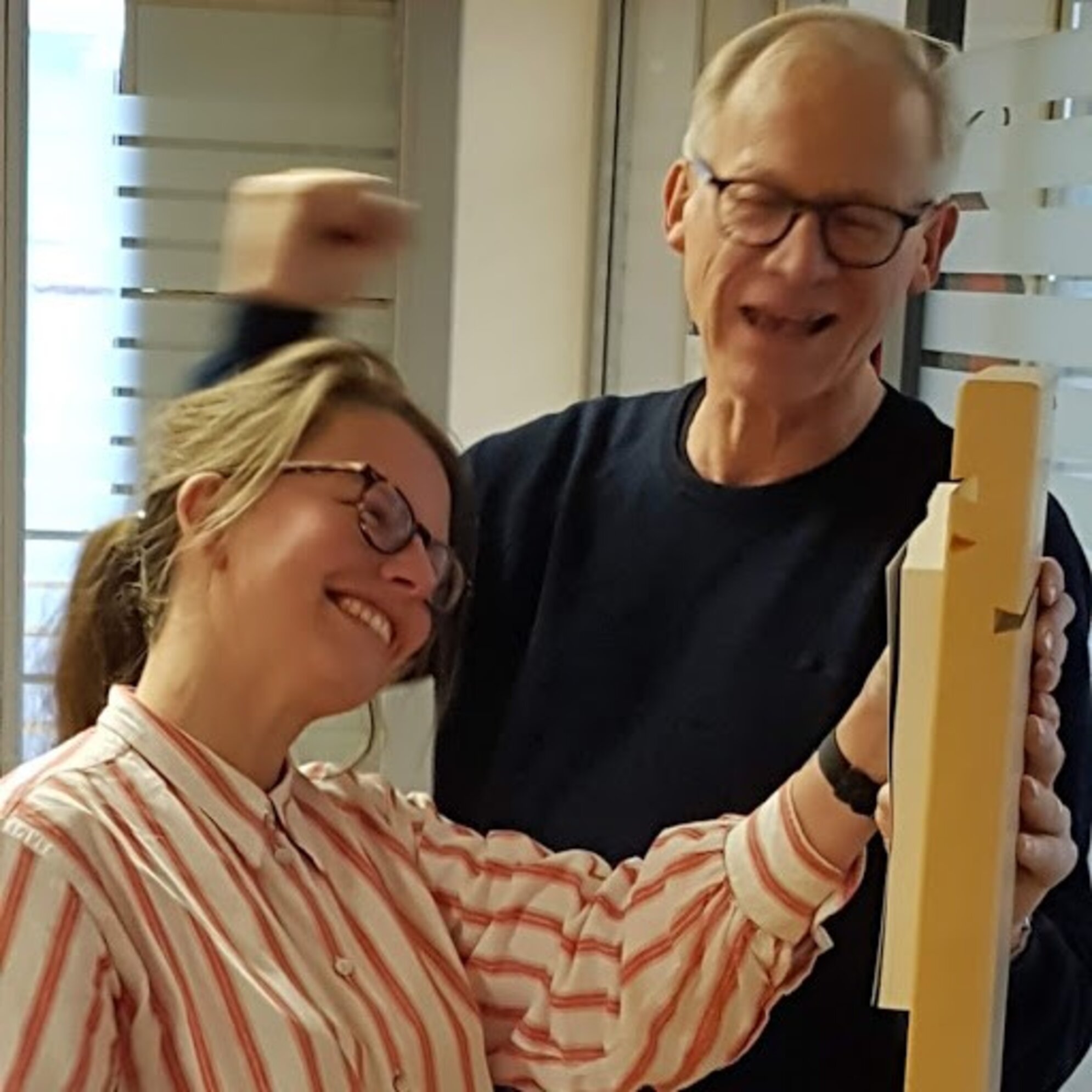 a woman nails her doctoral thesis
